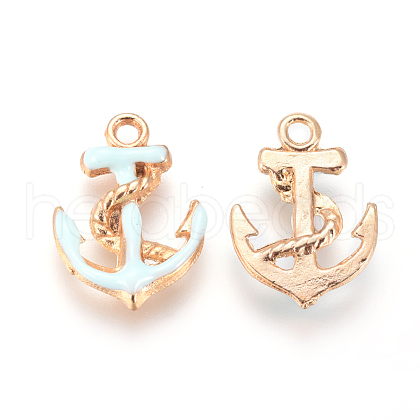 Enamel Pendants ENAM-WH0006-A01-1