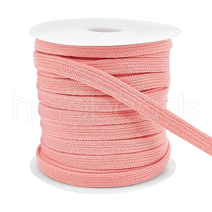 BENECREAT 1 Roll Flat Polycotton Hollow Cord OCOR-BC0005-99B-1