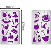 Fingerinspire 2Pcs 2 Style 304 Stainless Steel Cutting Dies Stencils DIY-FG0001-95-2