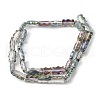Electroplate Glass Beads Strands EGLA-L045-F-HP01-2