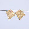 Irregular Fold Charm Brass Stud Earrings YL8833-3