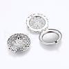 Tarnish Resistant 316 Stainless Steel Diffuser Locket Pendants STAS-G146-15P-2