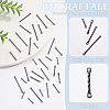 Unicraftale 32Pcs 4 Styles Ion Plating(IP) 304 Stainless Steel Connector Charms STAS-UN0060-45-4