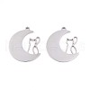 304 Stainless Steel Pendants STAS-N108-31P-1