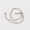 Tarnish Resistant 304 Stainless Steel Cable Chains CHS-H001-23P-B-2