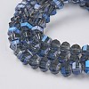 Electroplate Glass Beads Strands EGLA-L012-B-FR05-2