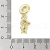 Rack Plating Brass Pave Cubic Zirconia European Dangle Charms X-KK-R163-08A-G-3