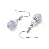 Natural Mixed Stone Dangle Earrings EJEW-JE06413-4
