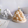 Halloween 3D Stacking Skull Cone DIY Candle Silicone Molds PW-WG98039-01-2