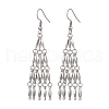 Non-Tarnish 304 Stainless Steel Link Bar Dangle Earrings EJEW-JE05967-1