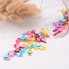 Opaque AB Color Acrylic Skeleton Key Pendants X-SACR-R697-M24-3