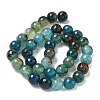 Natural Agate Beads Strands G-M437-C01-01W-4