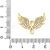 Brass Micro Pave Cubic Zirconia Pendants KK-D357-30G-3