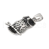 316 Surgical Stainless Steel Enamel Pendants STAS-D304-07AS-2