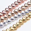 Non-magnetic Synthetic Hematite Beads Strands G-P338-27A-6mm-1