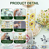 CREATCABIN 8Pcs 8 Styles Flower & Butterfly UV Transfer Sticker for Glass Cup DIY-CN0003-01B-5