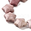 Natural Rhodonite Beads Strands G-NH0005-031-4