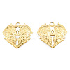 Ion Plating(IP) 201 Stainless Steel Pendants STAS-N098-257LG-3