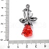 Alloy Resin Pendants PALLOY-V002-05B-3