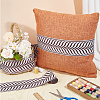 Olycraft 5M Polyester Jacquard Leaf Ribbon OCOR-OC0001-59B-5