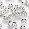 Brass Grade A Crystal Rhinestone Spacer Beads RB-B029-B01-NF-1