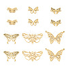 12Pcs 6 Styles 201 & 304 Stainless Steel & Stainless Steel Connector Charms STAS-TA0001-86-2