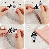 SUNNYCLUE 6Pcs Alloy Feather Pendant Bookmarks AJEW-SC0003-31B-3