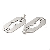 Non-Tarnish 201 Stainless Steel Pendants STAS-Q245-06P-2