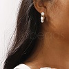 304 Stainless Steel Ring Stud Earrings FP4530-1-2