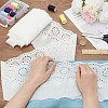 DICOSMETIC 7.5 Yards Cotton Lace Embroidery Flower Ribbon OCOR-DC0001-13-3