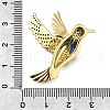 Brass Micro Pave Cubic Zirconia Pendants KK-S523-10G-3