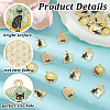 HOBBIESAY 24Pcs 4 Styles Alloy Enamel Pendants ENAM-HY0001-42-4
