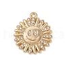 Alloy Crystal Rhinestone Pendants PALLOY-P310-05C-G-1