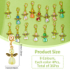Acrylic Pendant Decrations HJEW-FH00030-2