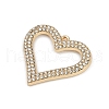 Alloy Crystal Rhinestone Pendants PALLOY-P310-05B-G-2