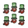 St. Patrick's Day Themes Printed Wood Pendants WOOD-V002-02A-1