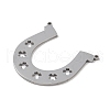 Non-Tarnish 304 Stainless Steel Pendants STAS-B062-14P-2