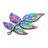 Rainbow Color Alloy Big Pendants PALLOY-S180-261-NR-4