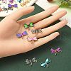 20Pcs Alloy Enamel Connector Charms ENAM-YW0003-55-3