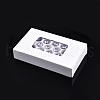Electroplated Glass Charms EGLA-N006-060-2