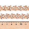 Electroplate Glass Beads Strands EGLA-T028-02F-4