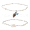 Glass Seed Beads Stretch Bracelets for Women BJEW-JB11638-4