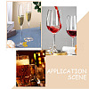 BENECREAT 16Pcs 16 Style Bees & Flower Theme Alloy Enamel Wine Glass Charms AJEW-BC0003-91-6