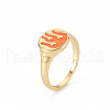 Alloy Enamel Wide Band Rings RJEW-N034-002G-RS-3