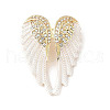 Alloy Rhinestone Brooches for Backpack Clothes JEWB-M068-02G-03-1