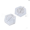 Hexagon Concrete Candle Jar with Lid Mould PW-WG74678-02-1
