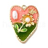 Alloy Enamel Pendants ENAM-K076-16B-G-1