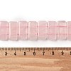 Natural Rose Quartz Beads Strands G-L619-A01-20x10mm-5