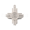 304 Stainless Steel Pendants STAS-S176-26P-1