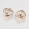 Glass Rhinestone Charms IFIN-F144-16G-2